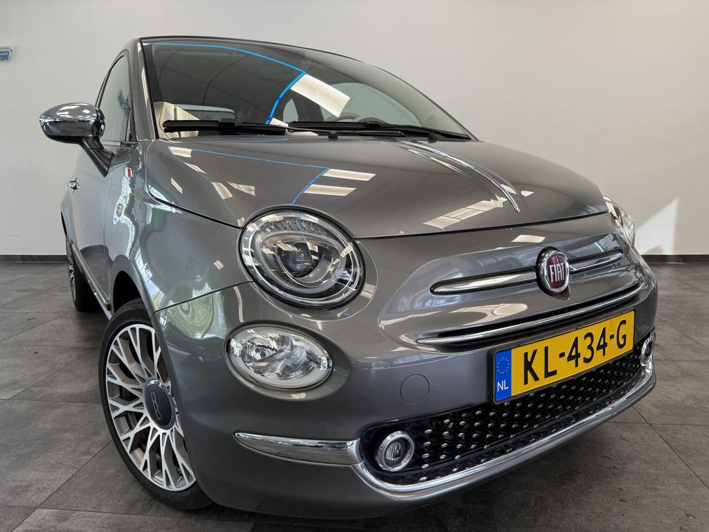 Fiat 500C 0.9 TwinAir Turbo Lounge Climate control Navigatie, Gebruikt, Cabriolet, 26 km/l, Elektrische ramen