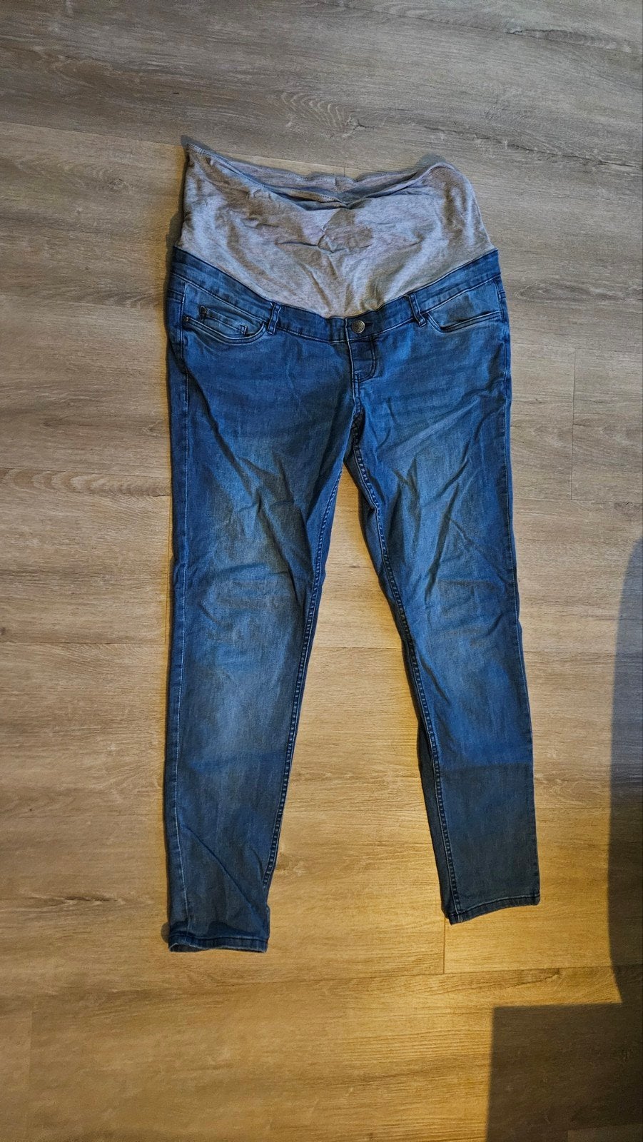 Esmara Super Skinny Fit Positiebroek Maat 44, Ophalen, Blauw, Maat 42/44 (L), Esmara
