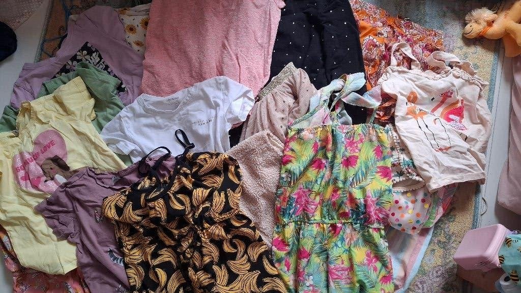 Zomerkleding meisjes 128 134, Ophalen of Verzenden, Gebruikt, Maat 128