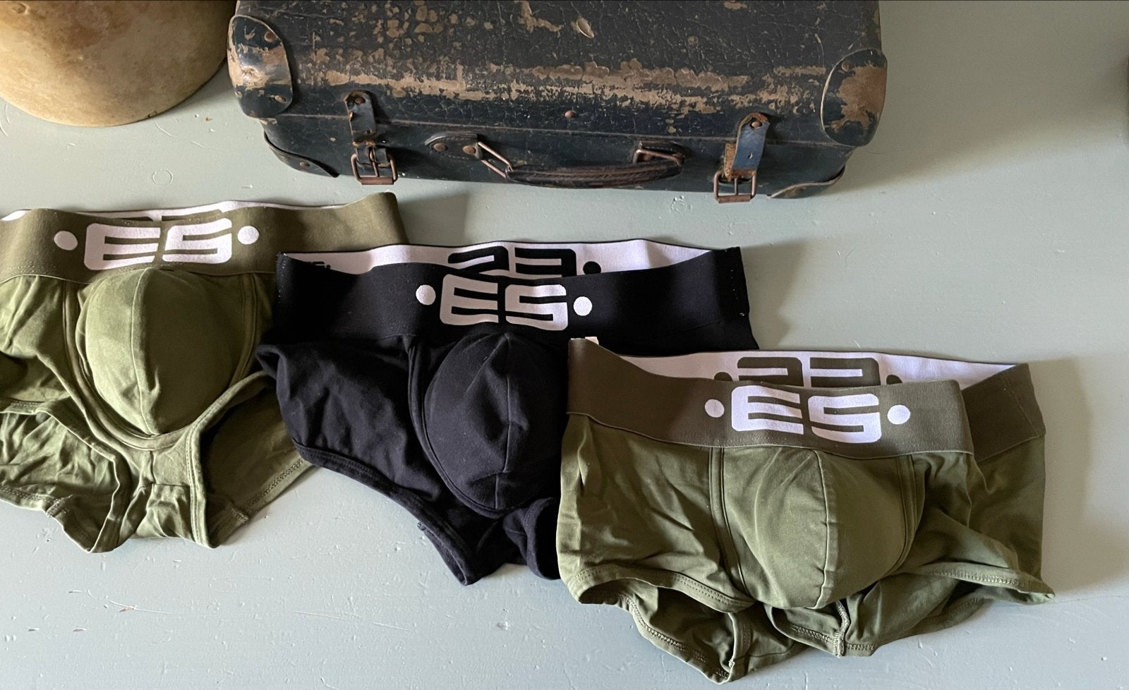 ES Collection Pack-Up Boxershorts  (3 stuks), Kleding | Heren, Ondergoed, Ophalen of Verzenden, Groen, Boxer