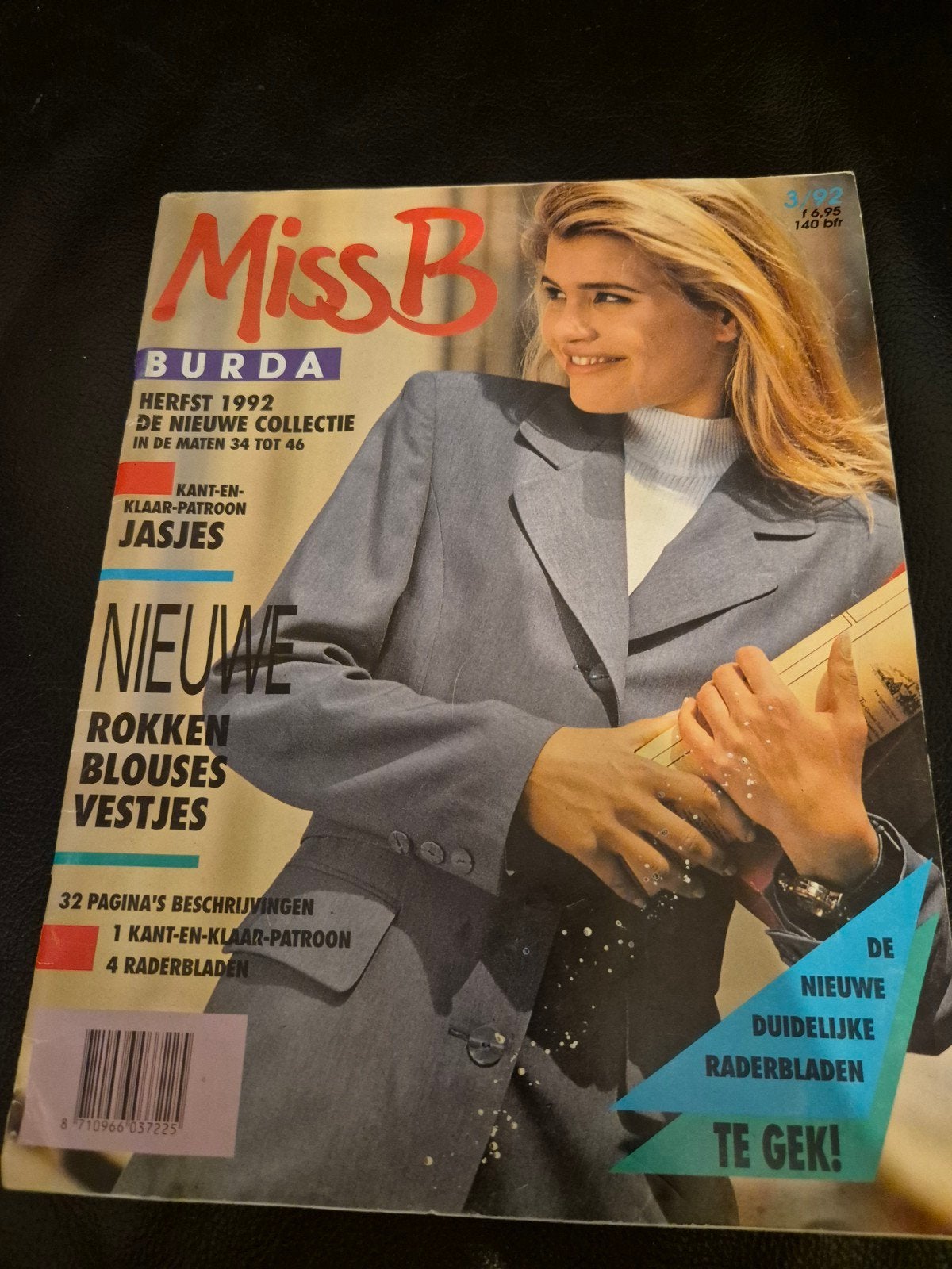 Burda Miss B naaipatronen magazine Herfst 1992, Vrouw, Overige typen, Gebruikt, Burda