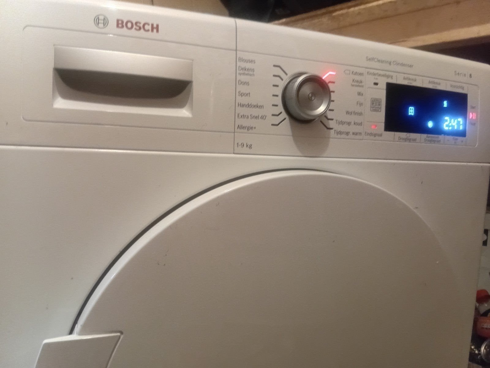 Bosch Serie 8 Warmtepompdroger 9 kg - Zelfreinigend