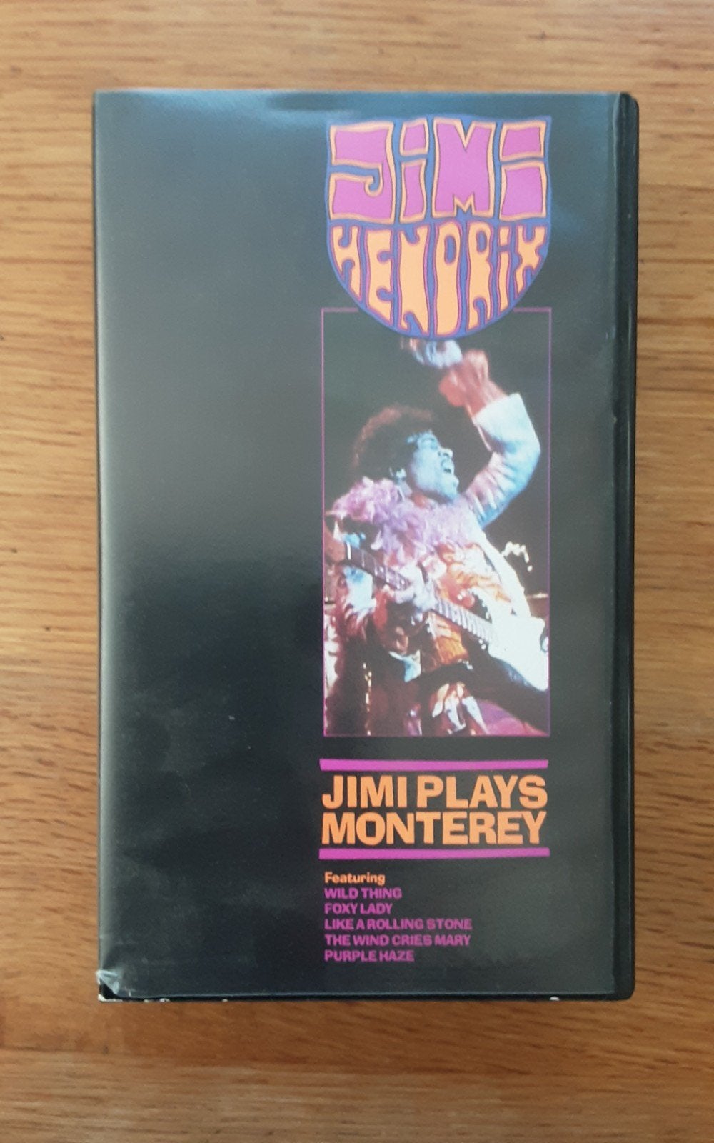 VHS Jimi Hendrix @ Monterey, Cd's en Dvd's, Alle leeftijden, Ophalen of Verzenden, Gebruikt