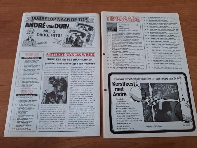 Veronica Top 40 Andre van Duin, Verzenden, Gebruikt, Boek, Tijdschrift of Artikel