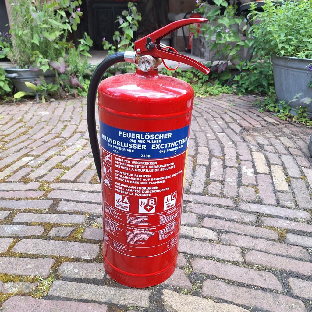 Poederblusser 6kg - Productiejaar 2020 (Particulier), Ophalen of Verzenden, Gebruikt, Brandblusser