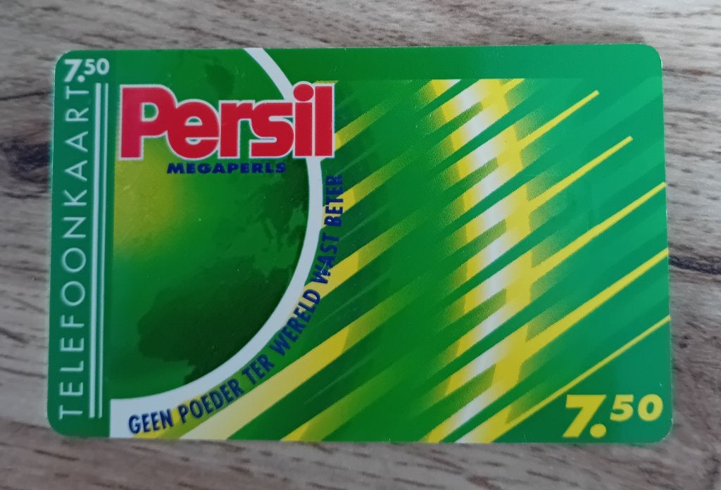 Persil telefoonkaart ongebruikt fl. 7,50, Verzamelen, Ophalen of Verzenden, Nederland