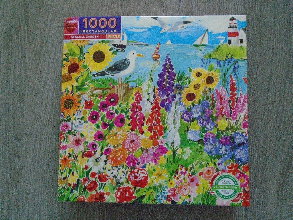 Eeboo puzzel: Seagull garden (NIEUW), Hobby en Vrije tijd, Denksport en Puzzels, Ophalen, 500 t/m 1500 stukjes, Nieuw, Legpuzzel