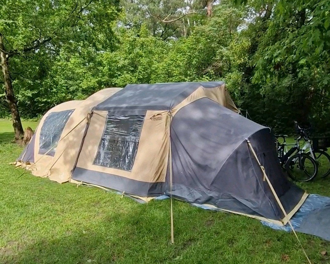 Cabanon Malawi 2.0 EPS Deluxe Panoramaluifel + Achtertent XL, Ophalen, Beige, Cabanon, Aanwezig