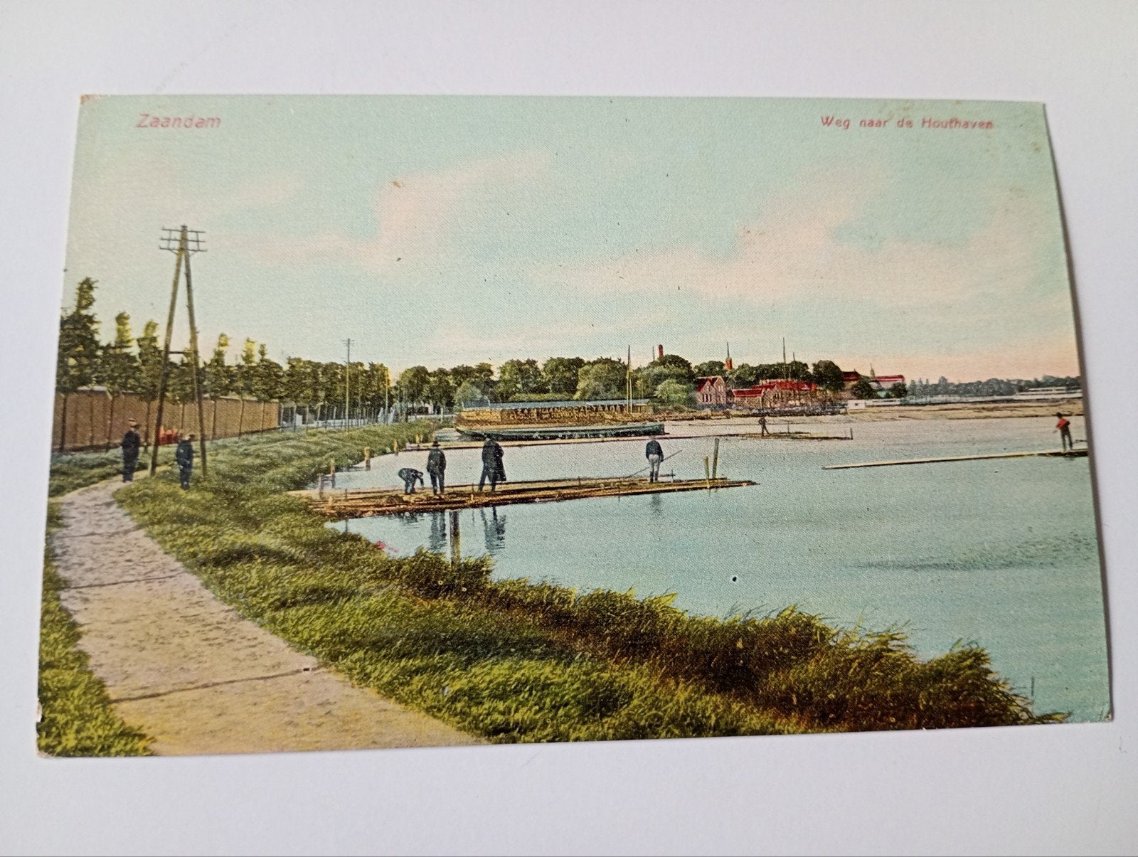 Zaandam Weg naar de Houthaven, Ophalen of Verzenden, Voor 1920, Ongelopen, Noord-Holland