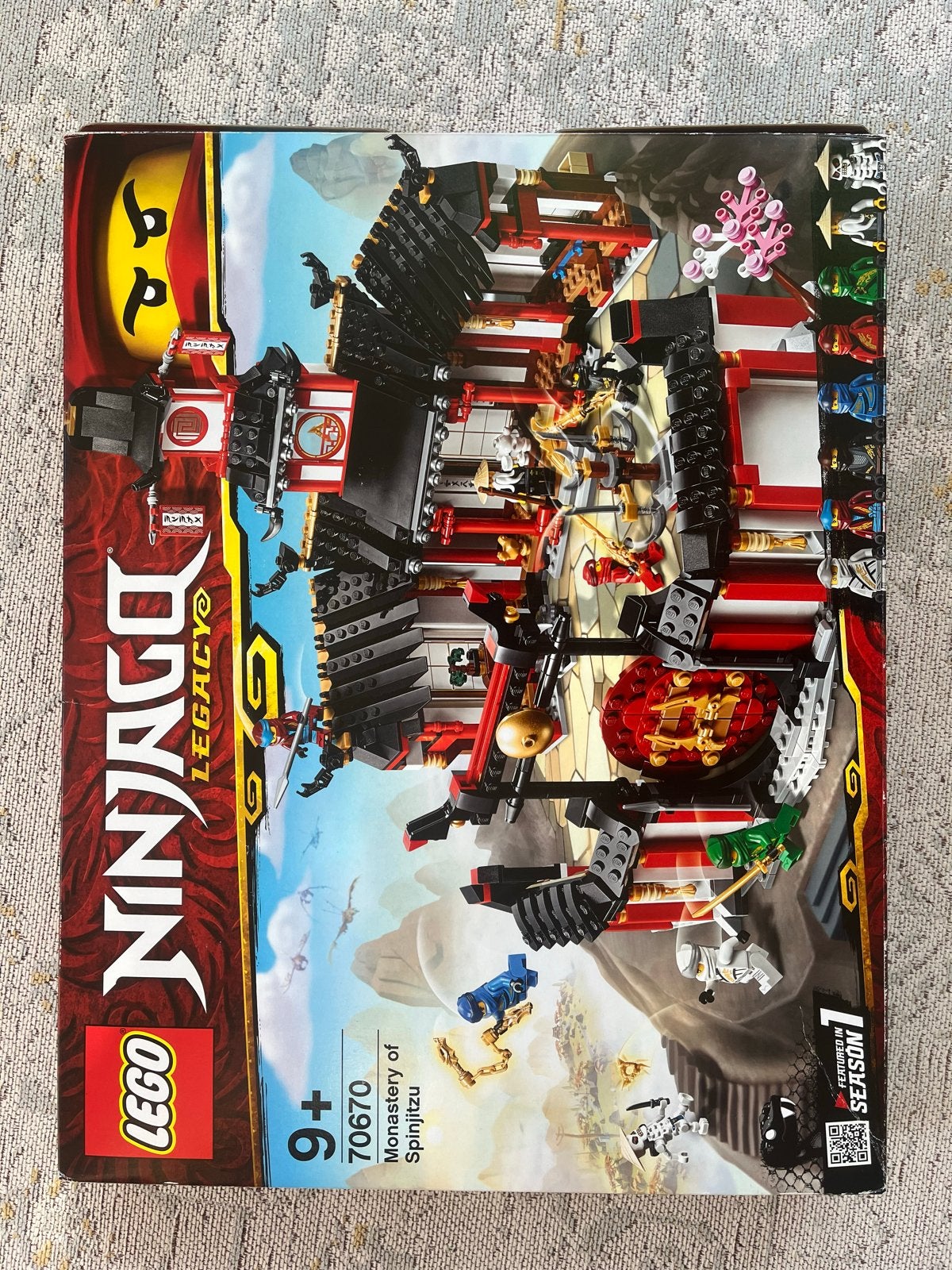 LEGO Ninjago Legacy 70670 Klooster van Spinjitzu, Gebruikt, Lego, Ophalen of Verzenden, Compleet