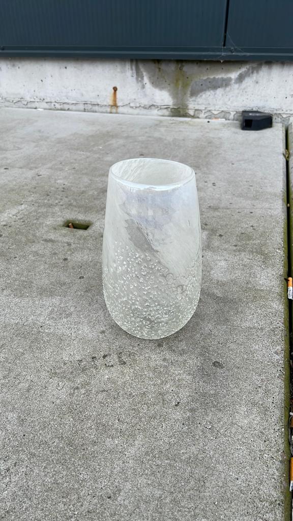 Bolvormige vaas, Overige kleuren, Ophalen of Verzenden, Minder dan 50 cm, Glas