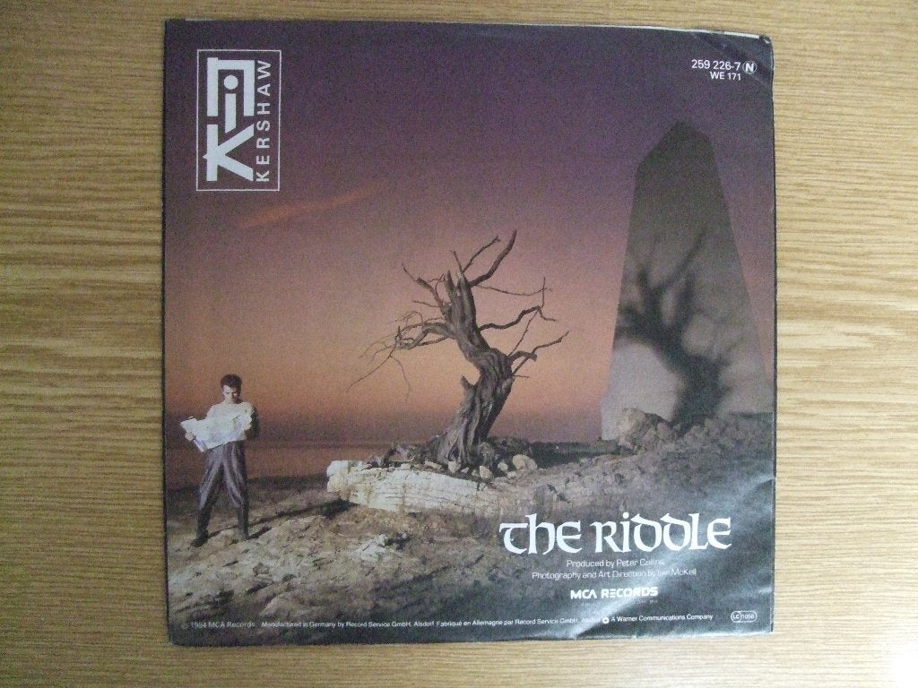 NIK KERSHAW     THE RIDDLE / PROGRESS, 7 inch, Ophalen of Verzenden, Zo goed als nieuw, Pop