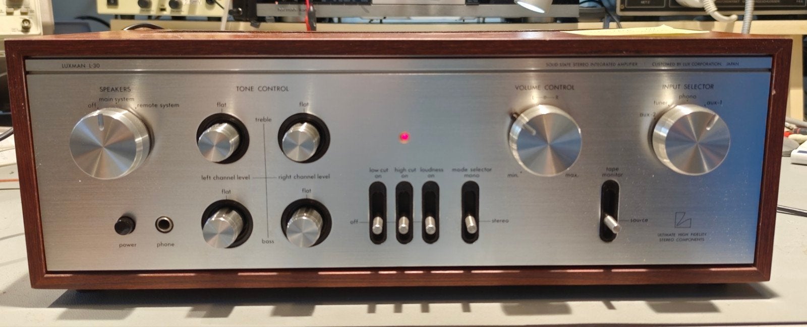 Luxman L-30 Stereo  Versterker binnen kort beschikbaar, Overige merken, Gebruikt, Ophalen of Verzenden, Minder dan 60 watt