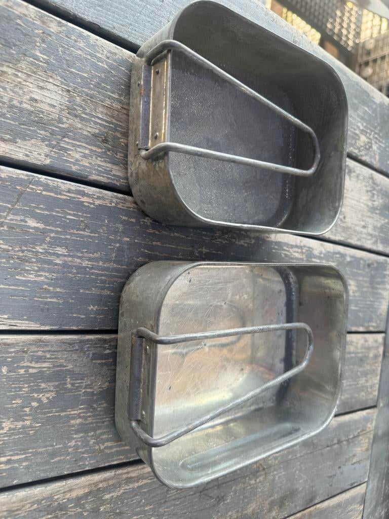 WW2 Britse mess tins set 2, Verzamelen, Militaria | Tweede Wereldoorlog, Ophalen of Verzenden, Landmacht, Engeland, Overige typen