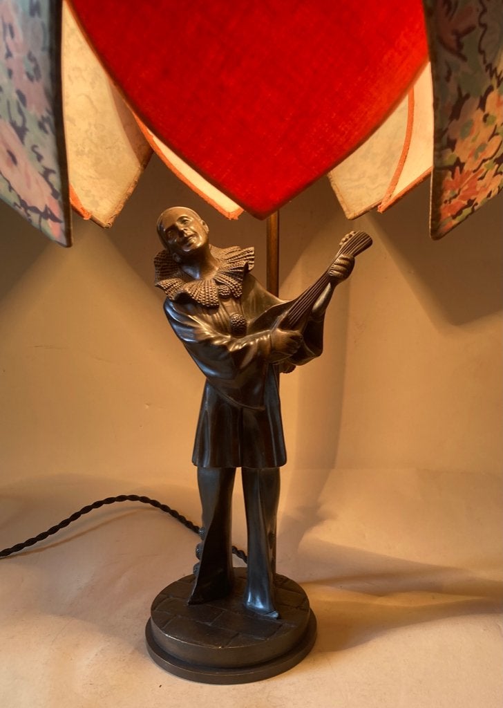 Pierrot, Art-Deco Tafellamp ( EFFE), Antiek en Kunst, Ophalen of Verzenden