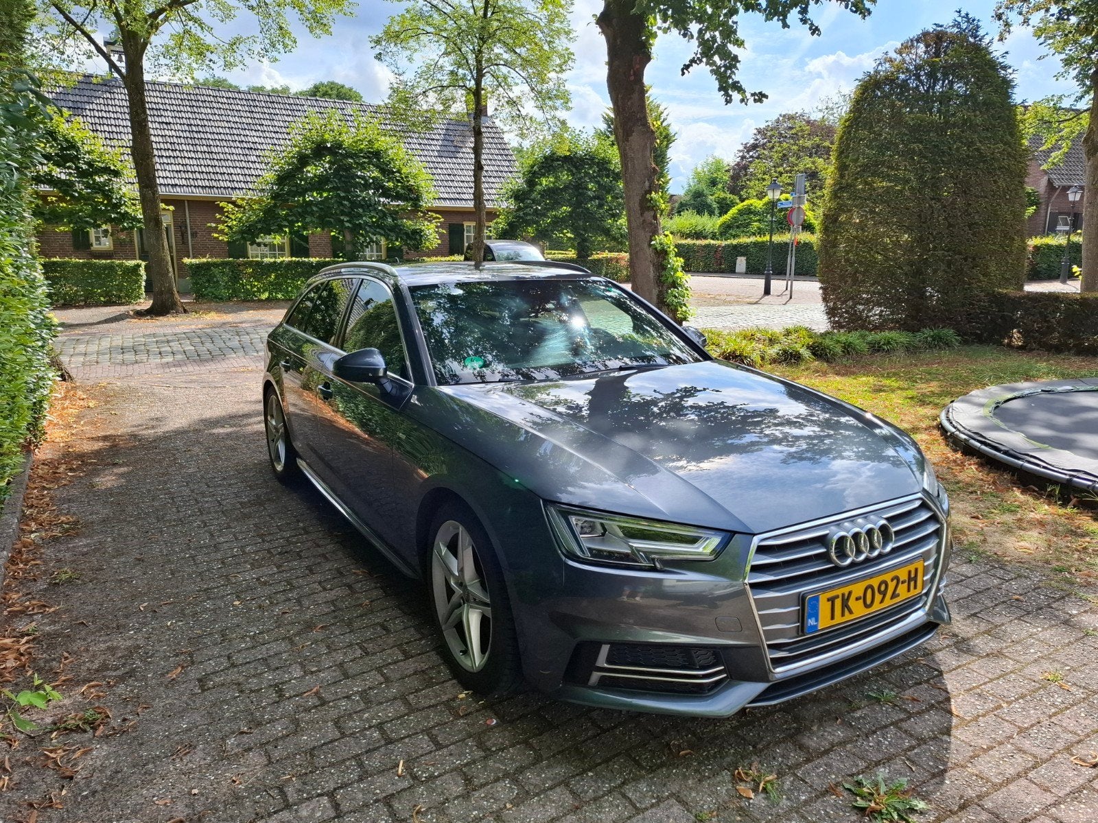 Audi A4 1.4 Tfsi 150pk S Tronic 2018 Grijs, Auto's, Audi, 4 cilinders, Parkeersensor, A4, Origineel Nederlands