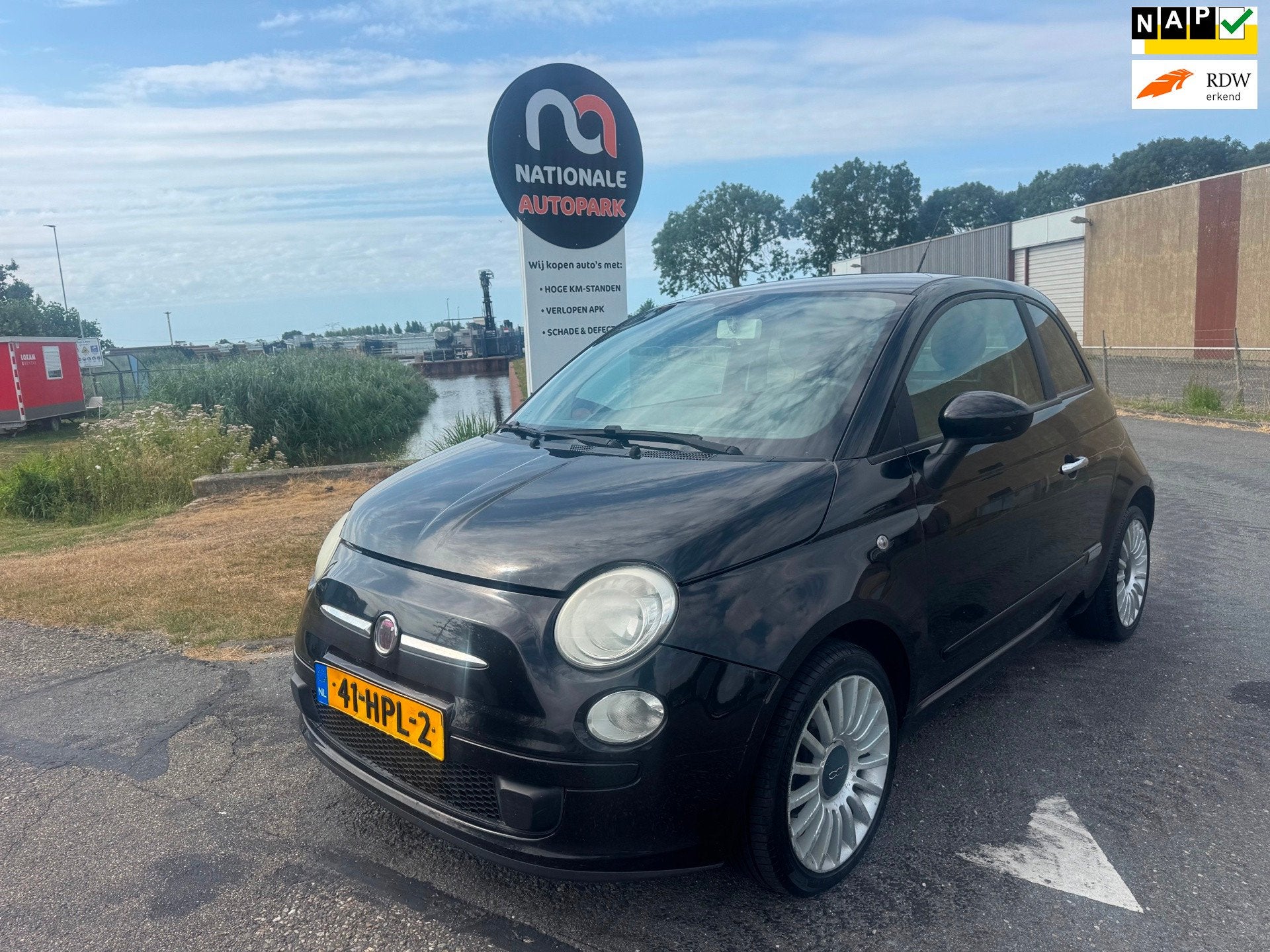 Fiat 500 | 2009 | 1.4-16V Sport | AUTOMAAT Top Auto, Euro 5, 101 pk, 31 €/maand, 4 cilinders
