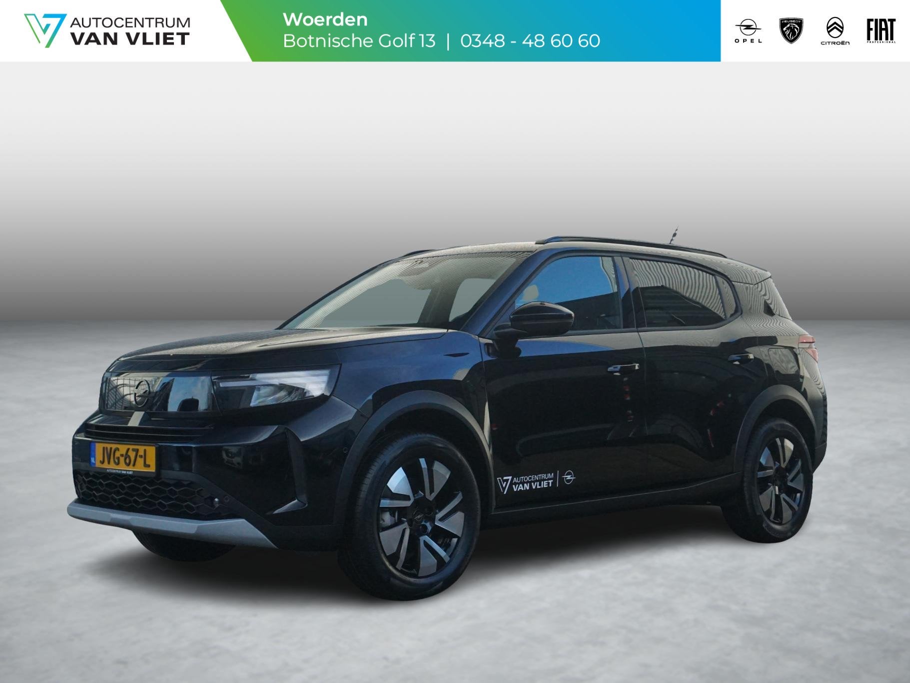 Opel Frontera 1.2 Turbo Hybrid GS Winterpakket, Auto's, Opel, Stof, 1199 cc, Zwart, Origineel Nederlands