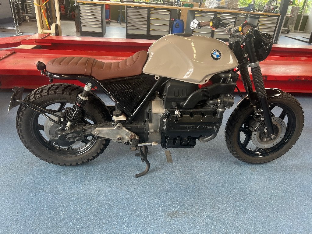 Caferacer scrambler BMW K100, Occasion, 4 cilinders, Motorrijbewijs A, Particulier