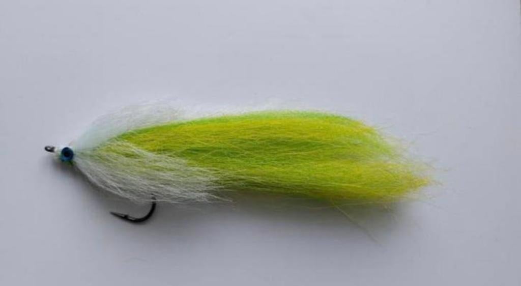 Te koop snoek / snoekbaars streamer #1 Green neon, Watersport en Boten, Verzenden, Nieuw