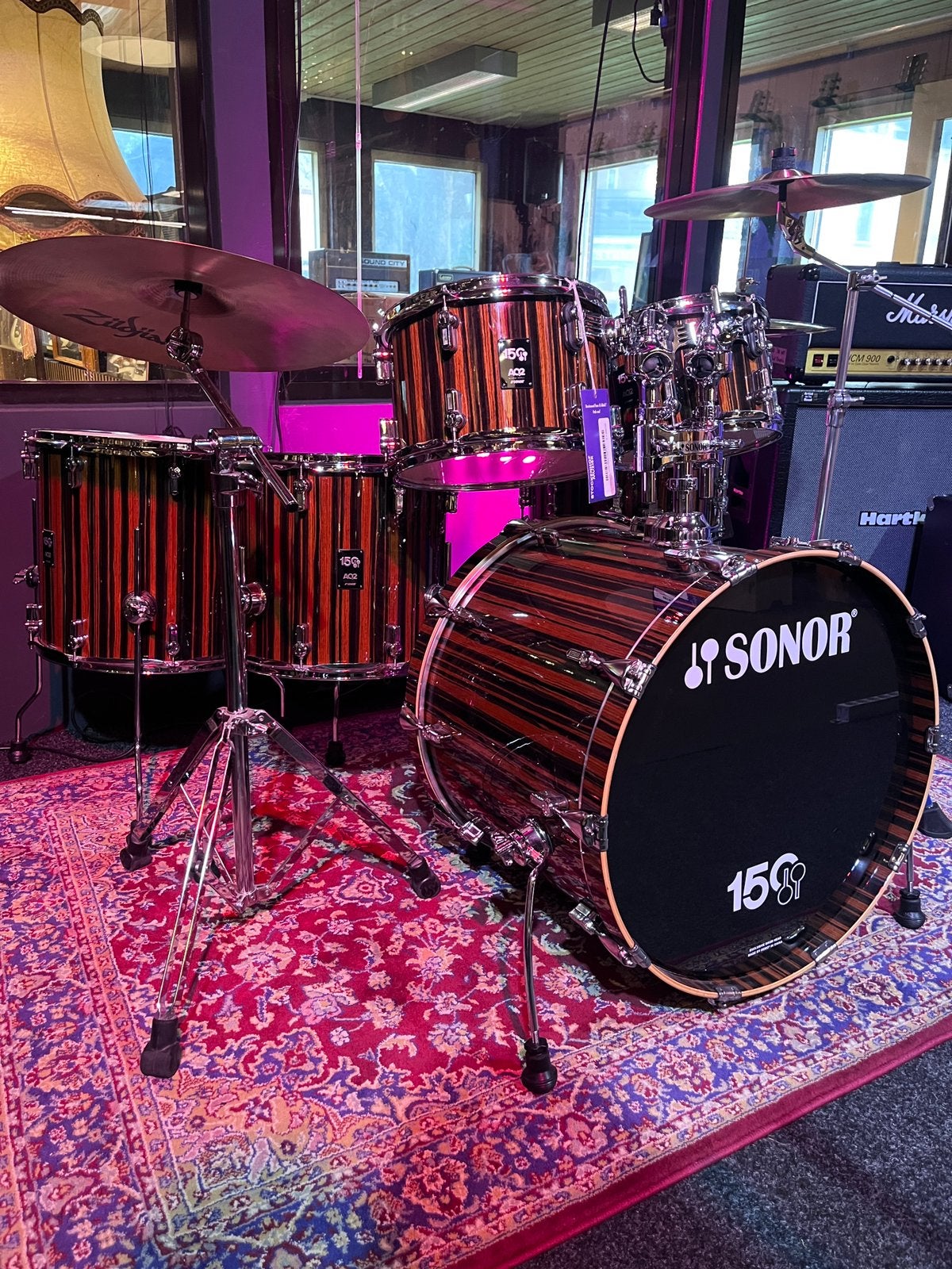 Sonor AQ2 limited edition 150th Ann shellset, Muziek en Instrumenten, Ophalen, Zo goed als nieuw, Sonor