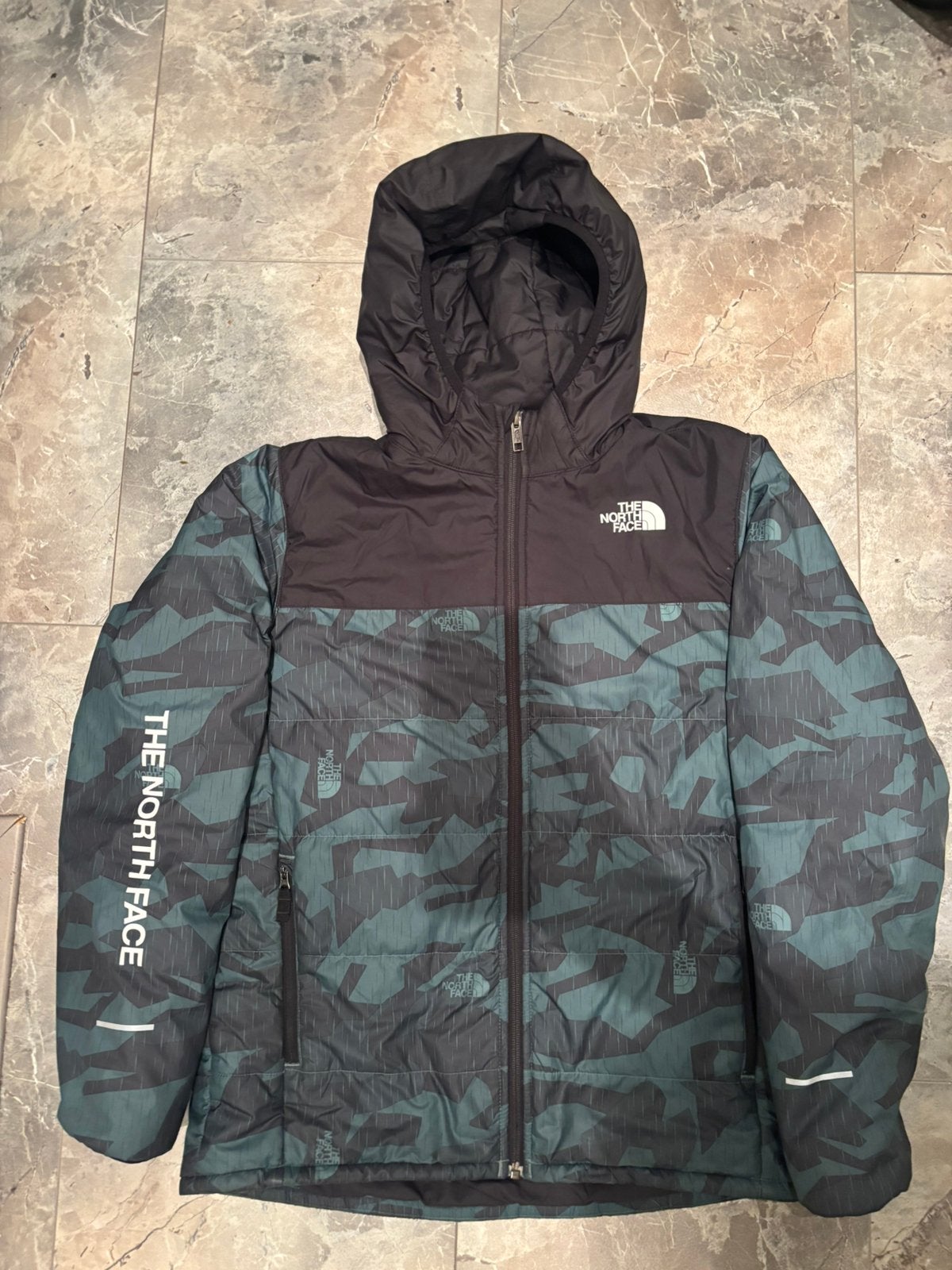 The North Face jas kinderen xxl, Ophalen, Gedragen, Maat 46 (S) of kleiner, Groen