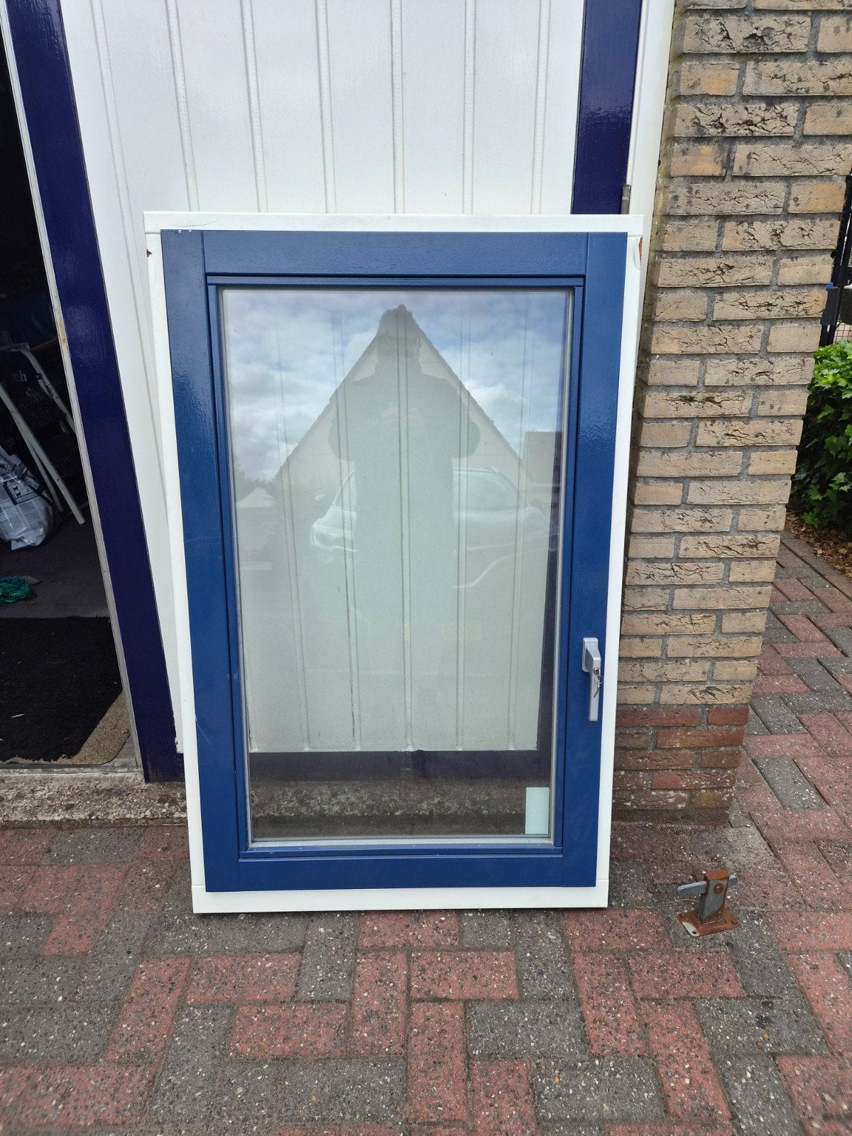 draaikiepraam met kozijn inclusief glas, Doe-het-zelf en Verbouw, Glas en Ramen, Ophalen, Gevelraam of Ruit, 80 tot 120 cm, 120 tot 160 cm