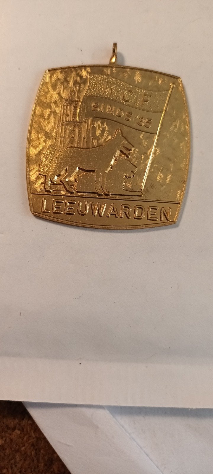 Gouden medaille Bonds '95 Leeuwarden, Ophalen of Verzenden