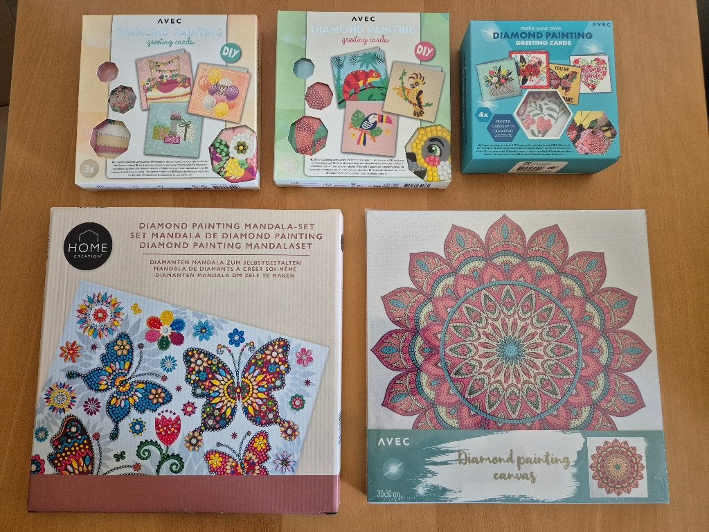 Diamond painting en meer, Hobby en Vrije tijd, Knutselen, Diamond painting, Nieuw, Meerkleurig, Ophalen of Verzenden