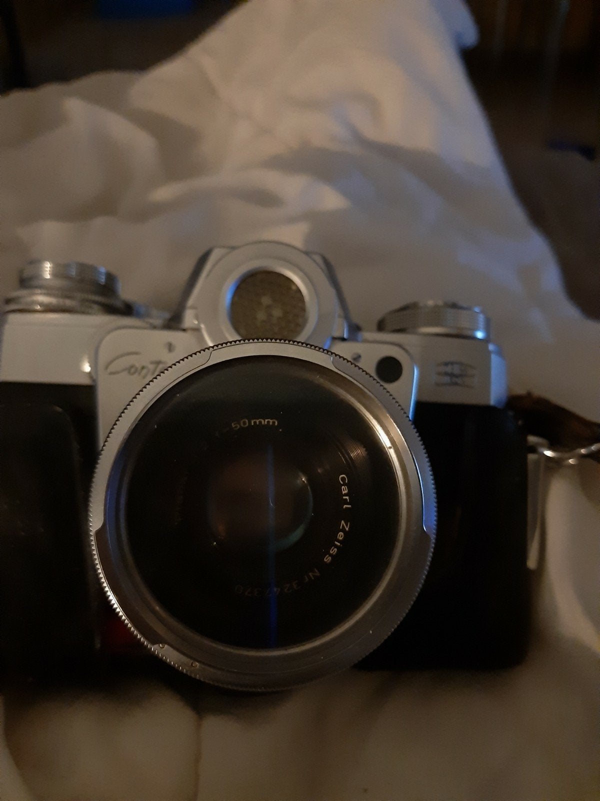 Zeiss Ikon Contare met Carl Zeiss Planar lens ( Bullseye), Ophalen, Spiegelreflex, Overige Merken