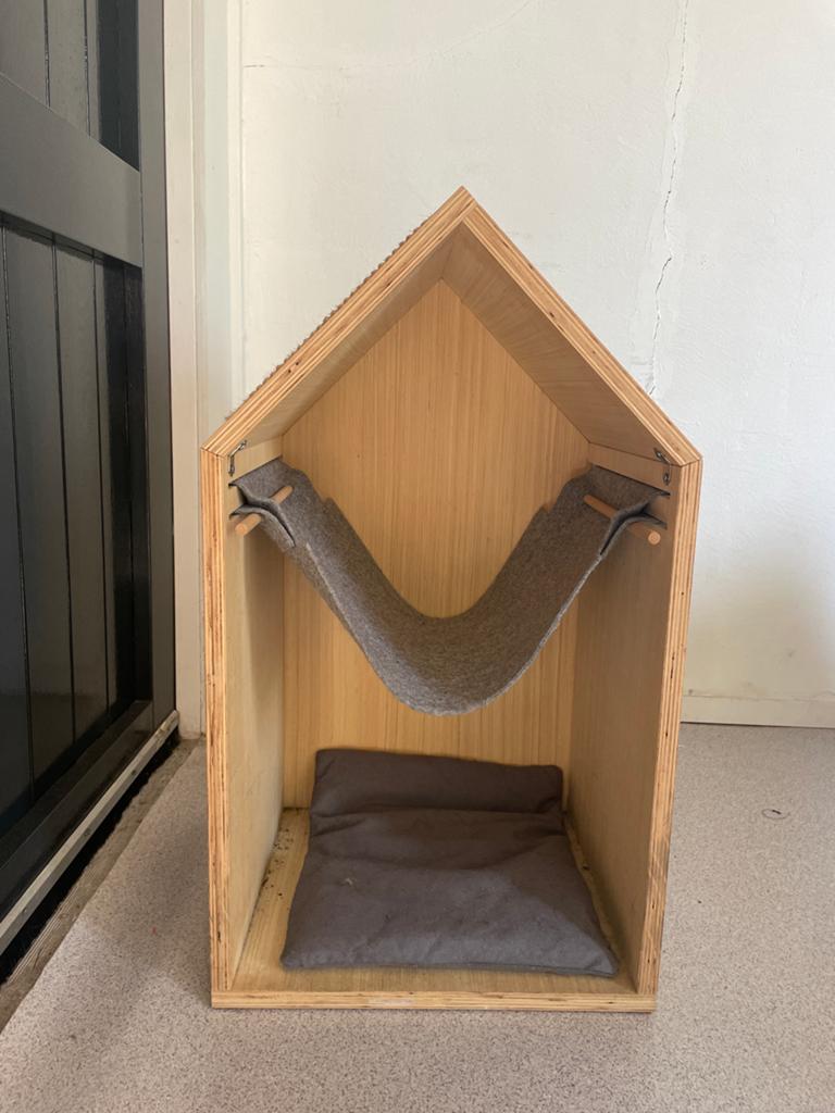 Katten huisje, Ophalen, Gebruikt