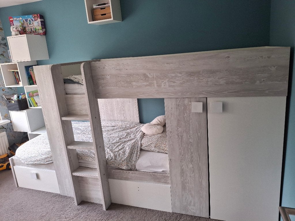 Stapelbed Maxim, Ophalen, Gebruikt, 90 cm, Tweepersoons
