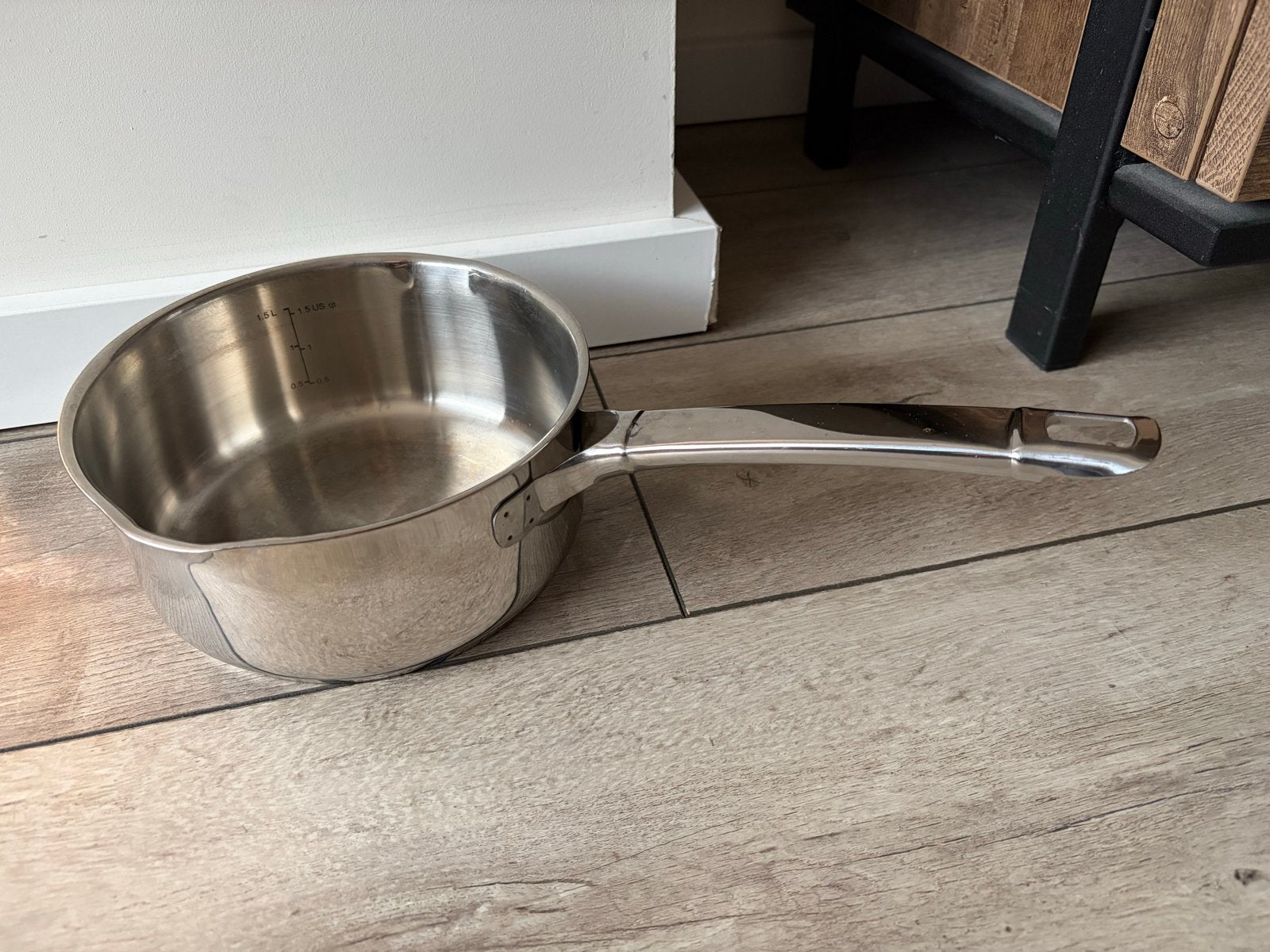 Masterchef Steelpan - Zo goed als nieuw, Ophalen of Verzenden, Zo goed als nieuw, Rvs, Kookpan