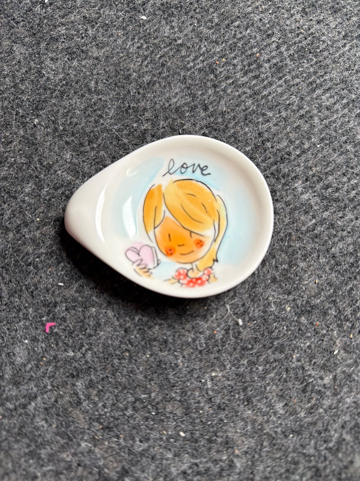 Blond Amsterdam LE theetipje 'Love' 2012, Ophalen of Verzenden, Zo goed als nieuw, Modern, Wit