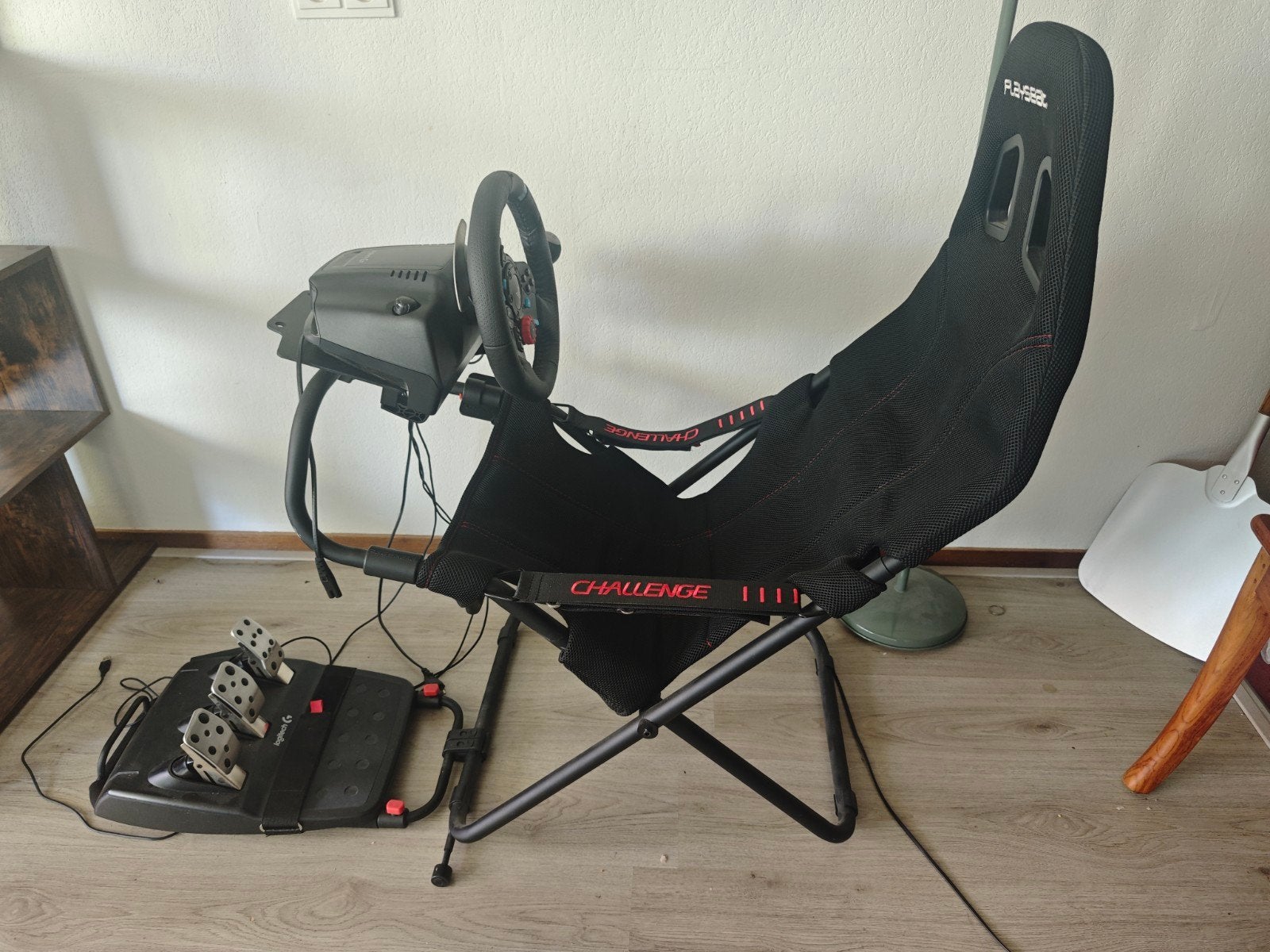 Logitech G29 racestuur, shifter en Playseat Challenge, Ophalen, Zo goed als nieuw