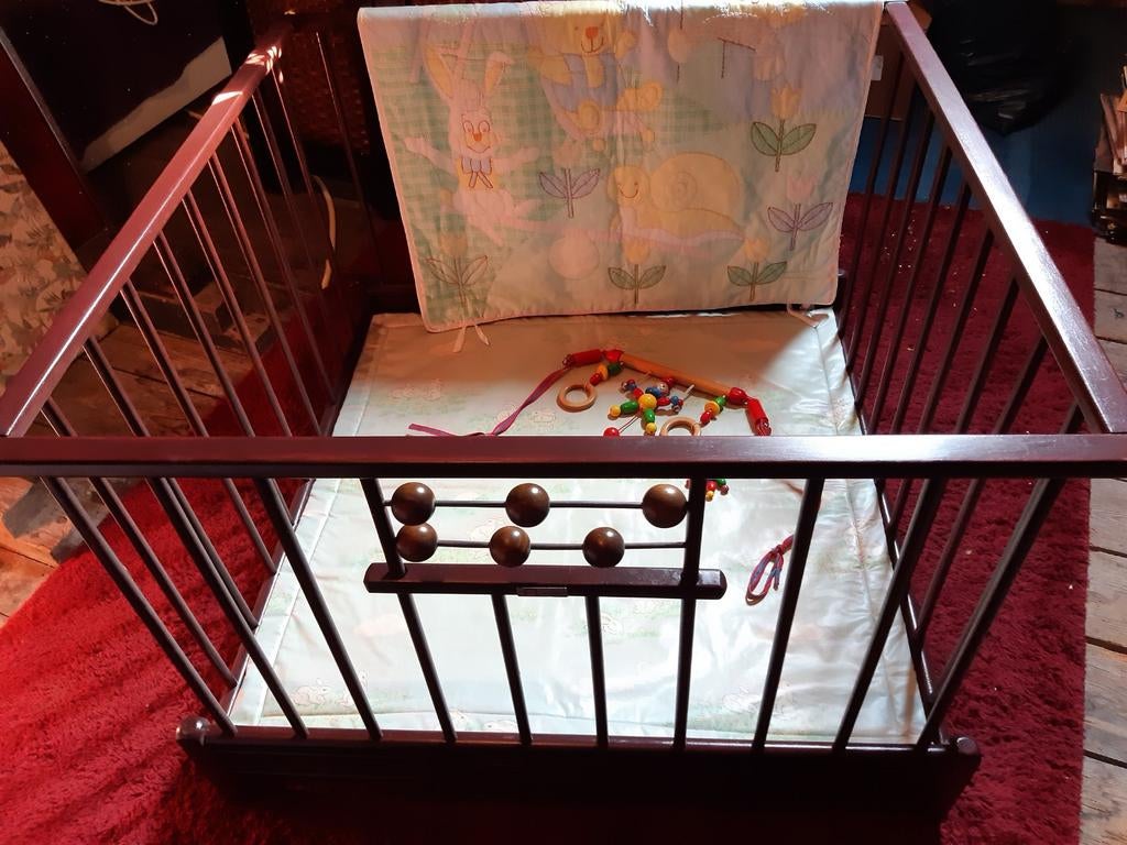 Vintage kinderbox Hegowa,  jaren 70/80, Kinderen en Baby's, Boxen, Ophalen, Gebruikt, Vierkant