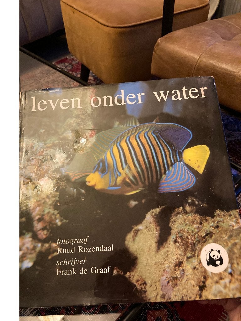 Leven onder water Ruud Rozendaal Frank de Graaf WNF NL boek, Boeken, Natuur, Ophalen of Verzenden, Zo goed als nieuw, Overige onderwerpen
