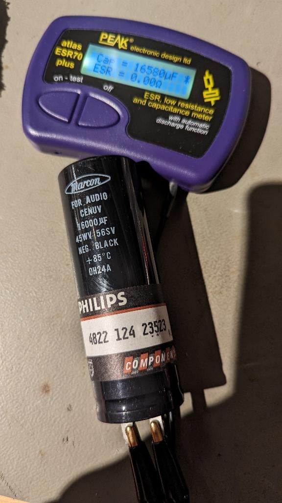 Marcon/Philips audio condensator 16000uF/45V 5 stuks, Ophalen of Verzenden, Nieuw