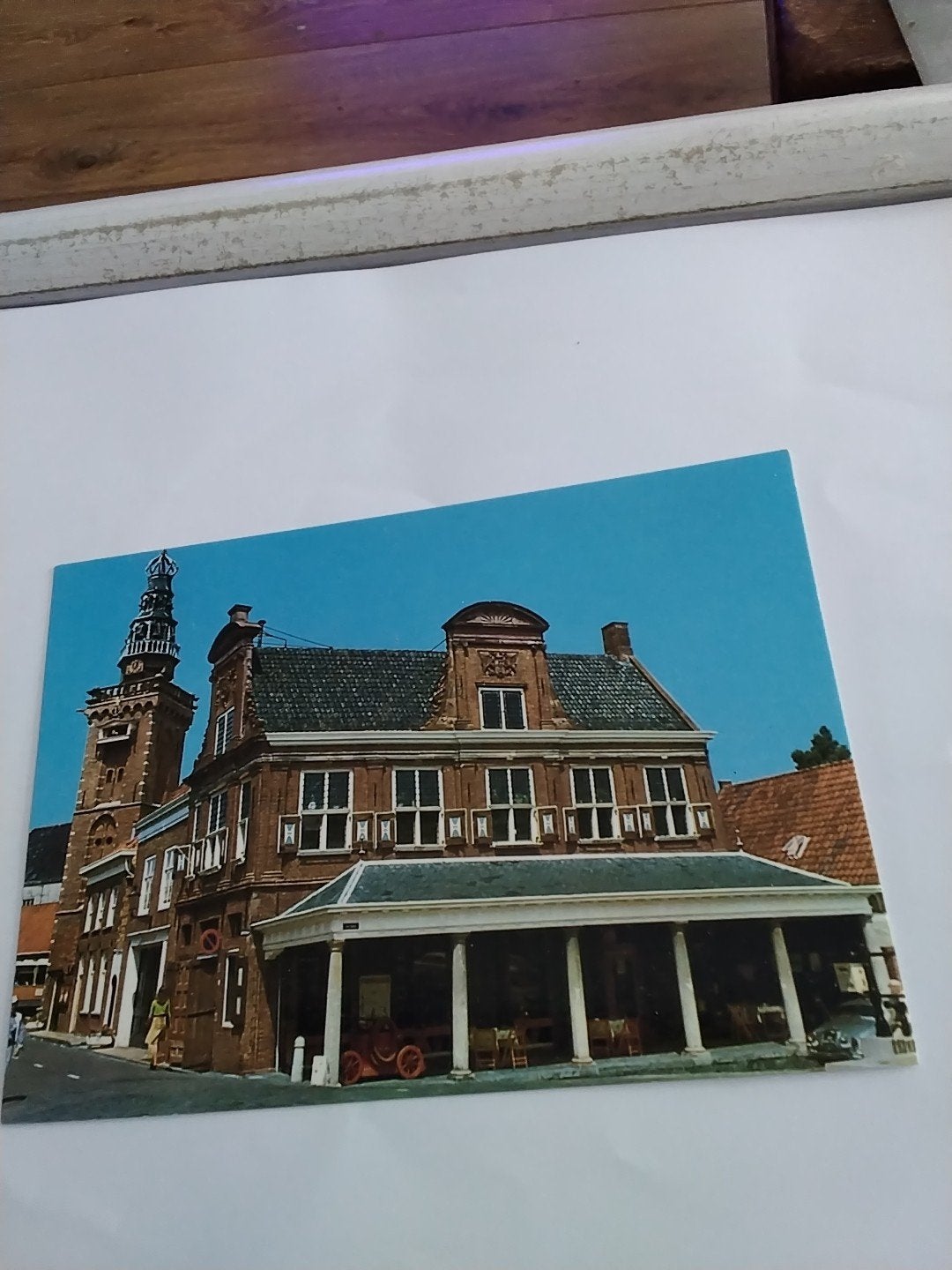 Oude ansichtkaart Monnickendam - Speeltoren met Waag, Ophalen of Verzenden, 1960 tot 1980, Gelopen, Noord-Holland