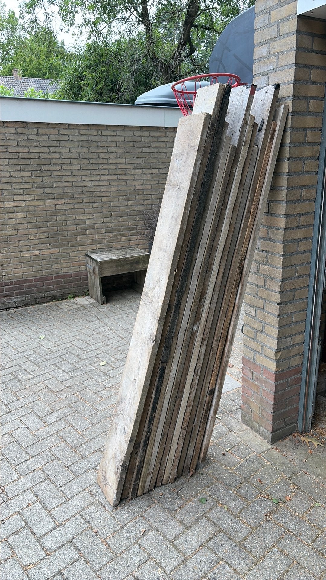 Gebruikt steigerhout, Ophalen, Zo goed als nieuw, Minder dan 180 cm, Planken