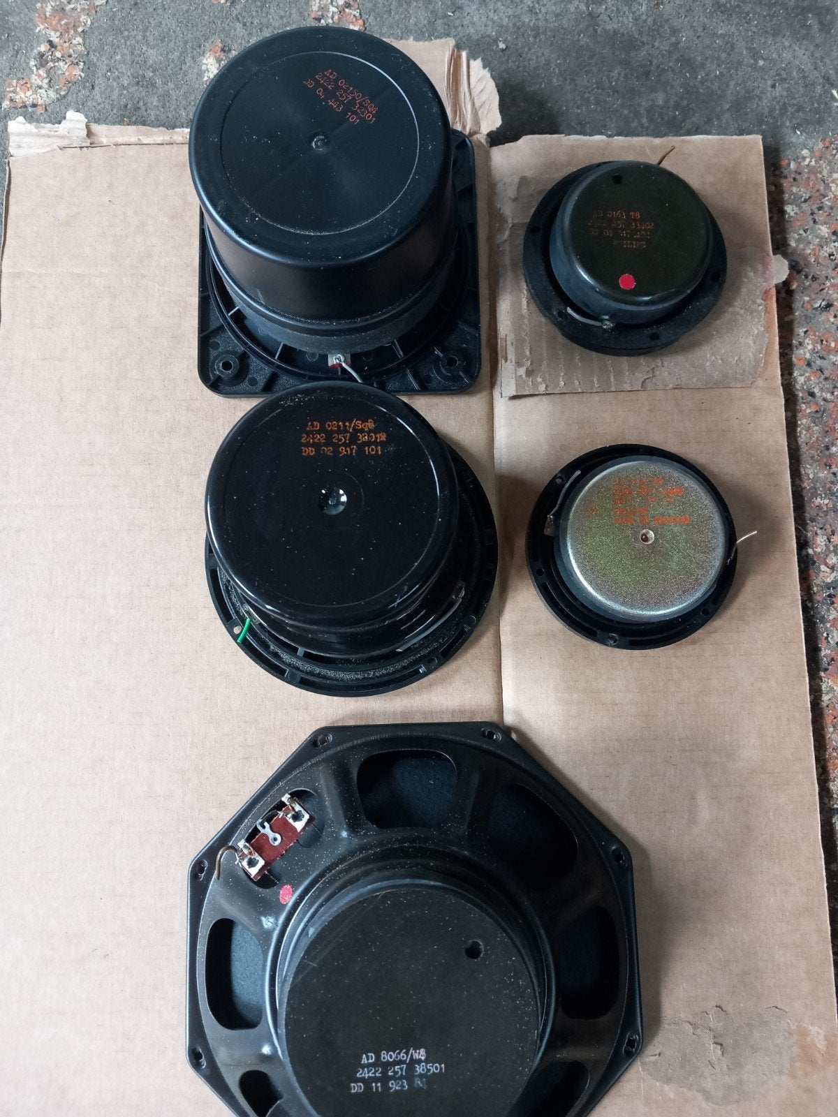 Luidsprekers aangeboden voor de handige harry, Ophalen of Verzenden, Minder dan 60 watt, Front, Rear of Stereo speakers, Philips