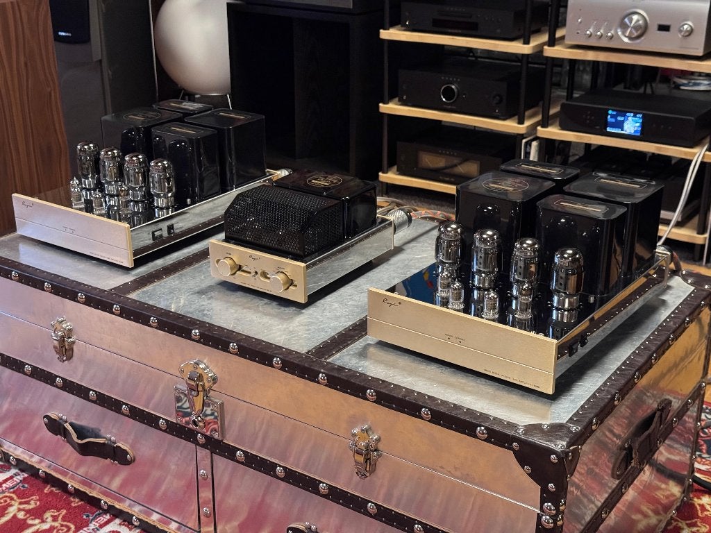 Cayin / Spark SC-6L + 2x 810MK, Gebruikt, 120 watt of meer, Stereo, Ophalen