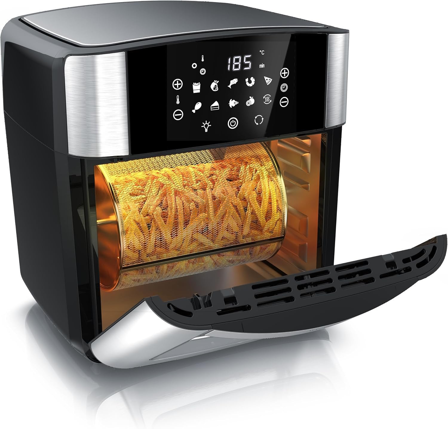 XXL Heteluchtoven Airfryer16L 1800W - Nieuw in doos, Ophalen of Verzenden, Nieuw, Airfryer XXL, 1500 gram of meer