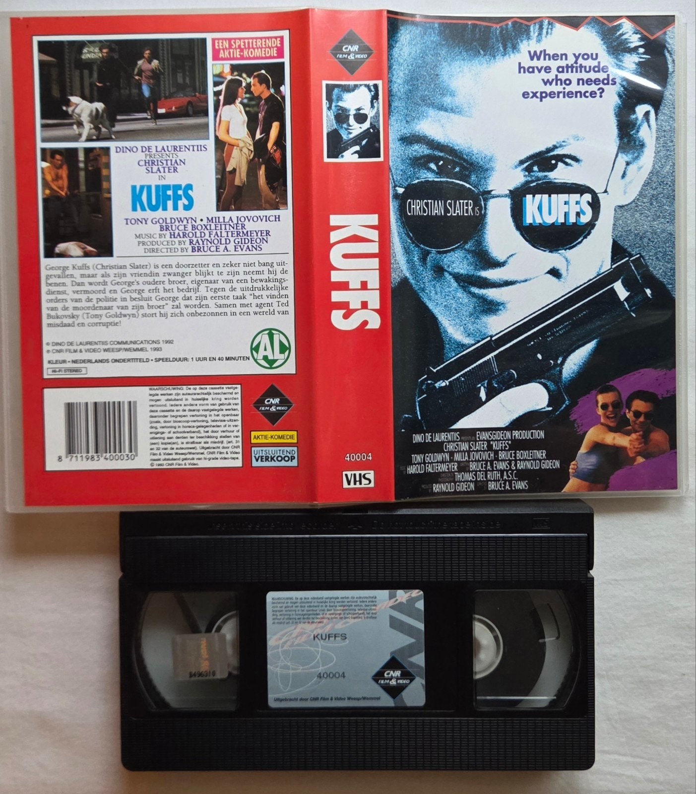 Kuffs VHS Actie, Vanaf 16 jaar, Ophalen of Verzenden, Gebruikt, Actie en Avontuur