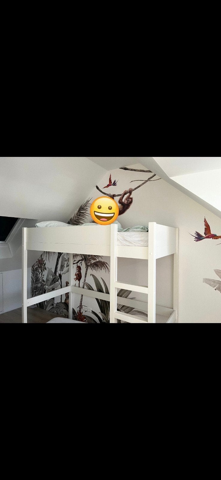 Hoogslaper Wehkamp wit gebeitst 140x200 cm, Huis en Inrichting, Ophalen of Verzenden