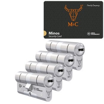 M&C Minos 4x gelijksluitend, Niet ingevuld, Niet ingevuld, Niet ingevuld