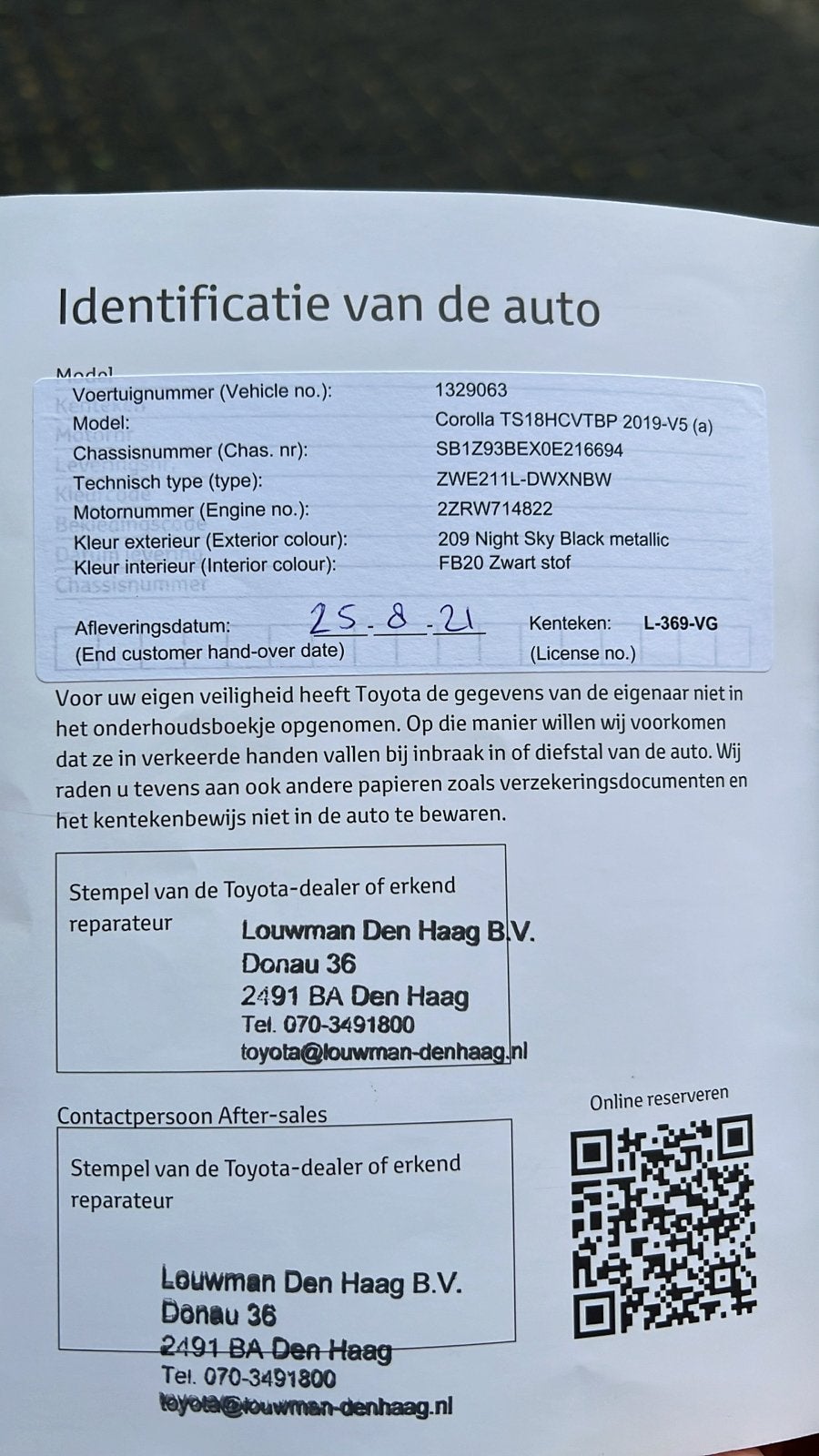 Foto 24 van Toyota Corolla TS 1.8 Hybrid 122pk CVT 2021 Zwart