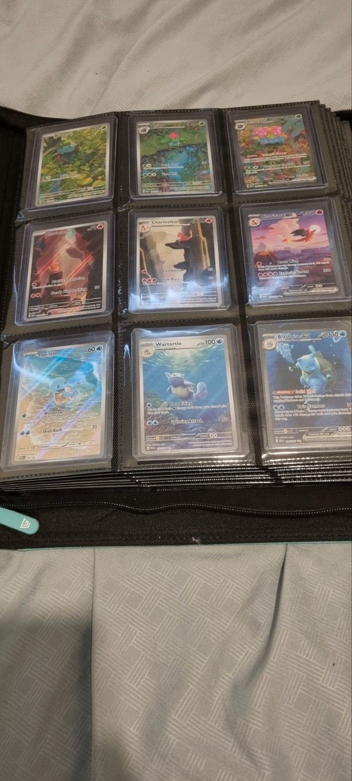 Pokémon kaarten: Squirtle, Wartortle, Blastoise ex en meer, Ophalen of Verzenden, Zo goed als nieuw, Meerdere kaarten