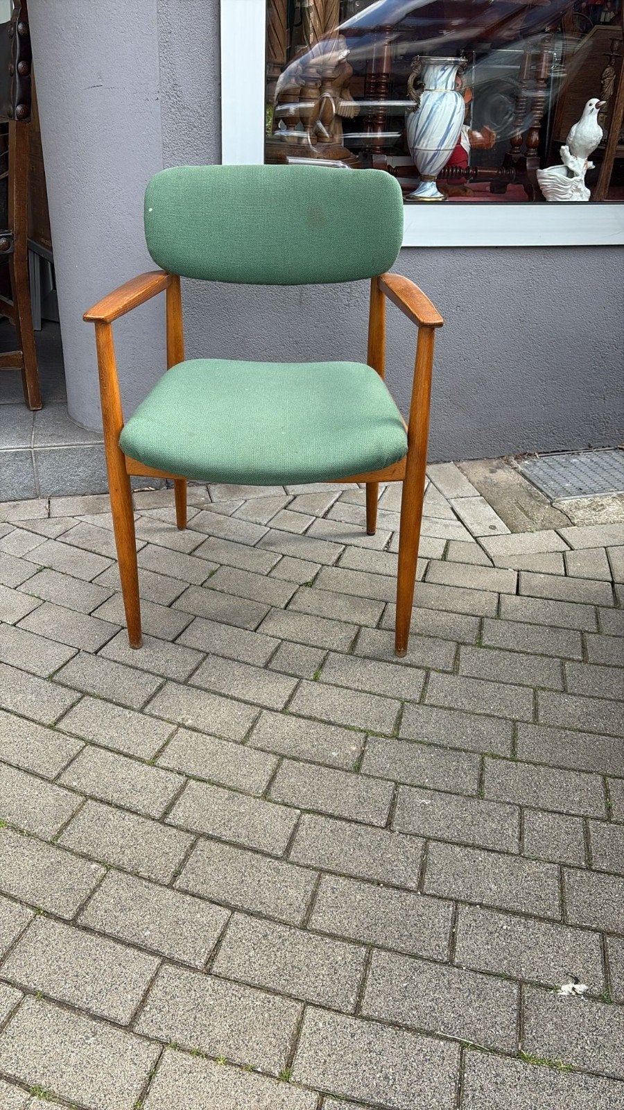 10 stuks vintage  deens jaren 60 stoelen Jorgensen, Gebruikt, Bruin, Ophalen of Verzenden, Vijf, Zes of meer stoelen