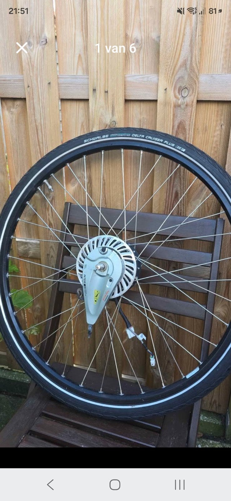 Mooie elektreche fiets motor panasonic, Ophalen of Verzenden, Motor